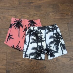 PatPat Boys Swim Trunks Size 3T 4T Tropical Palm Trees